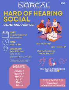 Hard of Hearing Social 2026 @ Bear & Crown