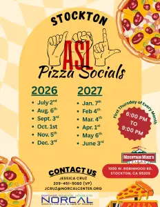 ASL Pizza Social Stockton 2026 @ Mountain Mike's Pizza